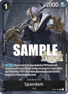 Spandam (Offline Regional 2023) [Winner] (OP03-086) One Piece Promotion Cards