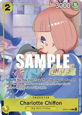 Charlotte Chiffon (Offline Regional 2023) [Finalist] (OP03-109) One Piece Promotion Cards Foil