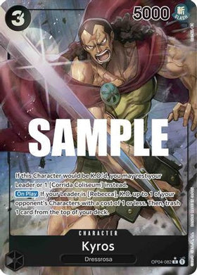 Kyros (Alternate Art) (OP04-082) Kingdoms of Intrigue Foil