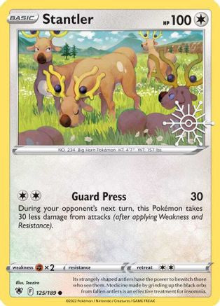 Stantler - 125/189 (Holiday Calendar) 125 - Miscellaneous Cards Products Holofoil
