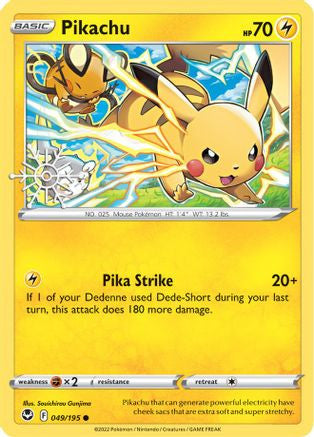 Pikachu - 049/195 (Holiday Calendar) 49 - Miscellaneous Cards Products Holofoil