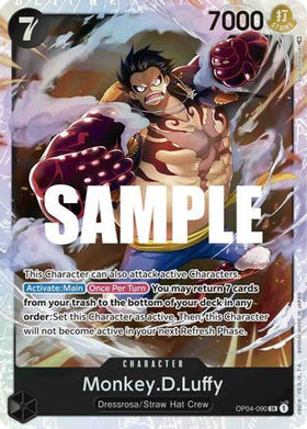 Monkey.D.Luffy (OP04-090) Kingdoms of Intrigue Foil