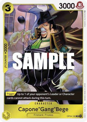 Capone"Gang"Bege (OP04-100) Kingdoms of Intrigue Foil