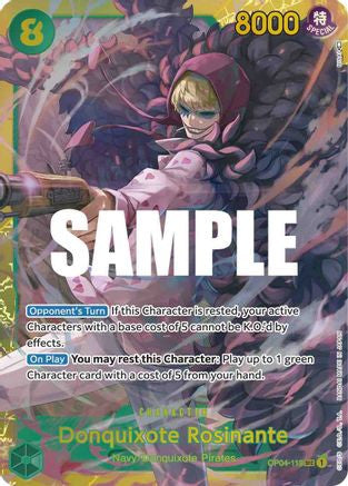 Donquixote Rosinante (OP04-119) Kingdoms of Intrigue Foil