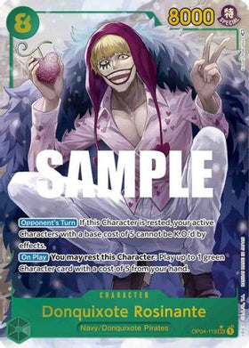 Donquixote Rosinante (Alternate Art) (OP04-119) Kingdoms of Intrigue Foil