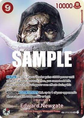 Edward.Newgate (SP) (OP02-004) Kingdoms of Intrigue Foil