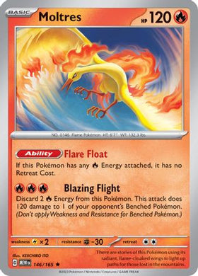 Moltres 146 - SV Scarlet and Violet 151 Holofoil