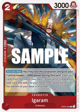Igaram (OP04-002) Kingdoms of Intrigue Foil