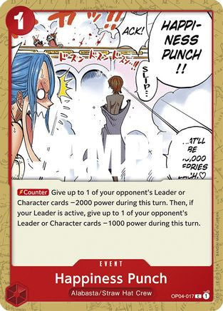 Happiness Punch (OP04-017) Kingdoms of Intrigue