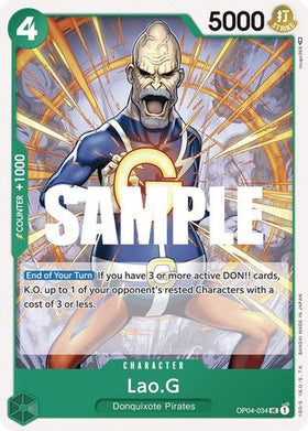 Lao.G (OP04-034) Kingdoms of Intrigue