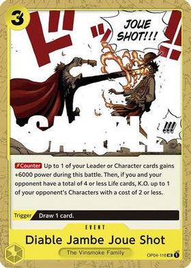 Diable Jambe Joue Shot (OP04-116) Kingdoms of Intrigue