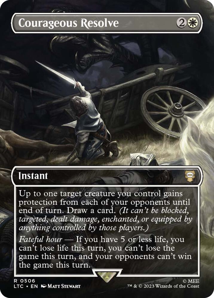 Courageous Resolve (Borderless)