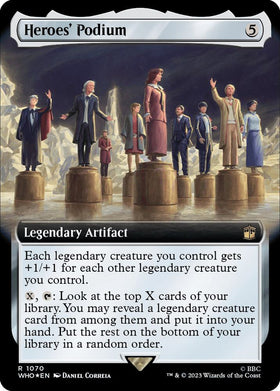 Heroes' Podium (Extended Art) (Surge Foil)