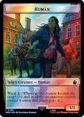 Human (0038) // Food (0058) Double-Sided Token (Surge Foil)