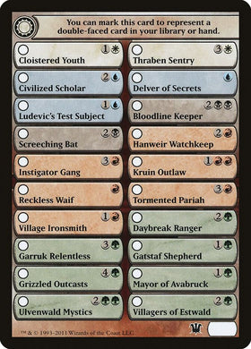 Checklist Card - Innistrad