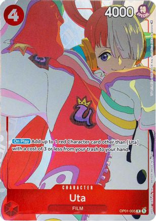Uta (Gift Collection 2023) (OP01-005) One Piece Promotion Cards Foil