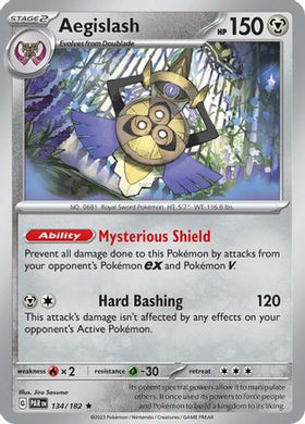 Aegislash - 134/182 134 - SV04 Paradox Rift Reverse Holofoil