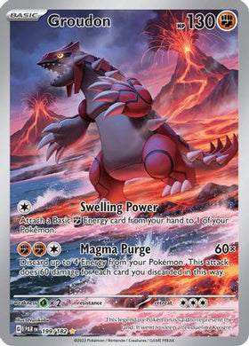 Groudon - 199/182 199 - SV04 Paradox Rift Holofoil (MP)