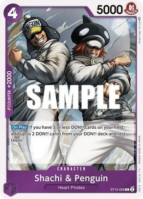 Shachi & Penguin (ST10-008) Ultra Deck: The Three Captains Foil