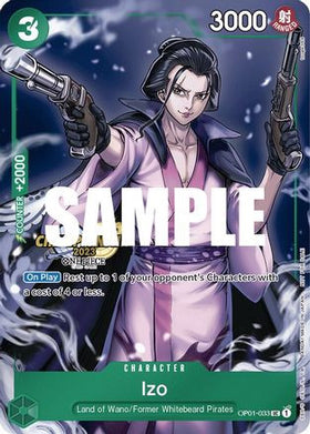 Izo (CS 2023 Celebration Pack) (OP01-033) One Piece Promotion Cards Foil