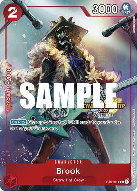 Brook (CS 2023 Celebration Pack) (ST01-011) One Piece Promotion Cards Foil