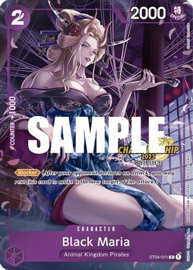 Black Maria (CS 2023 Celebration Pack) (ST04-011) One Piece Promotion Cards Foil