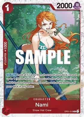 Nami - OP01-016 (Ultra Deck: The Three Captains) (OP01-016) One Piece Promotion Cards Foil