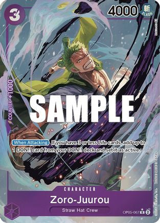Zoro-Juurou (Alternate Art) (OP05-067) Awakening of the New Era Foil