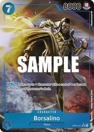 Borsalino (Alternate Art) (OP05-051) Awakening of the New Era Foil