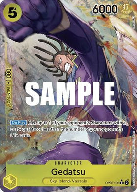 Gedatsu (Alternate Art) (OP05-102) Awakening of the New Era Foil