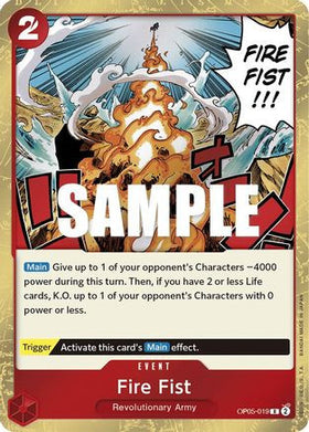 Fire Fist (OP05-019) Awakening of the New Era Foil