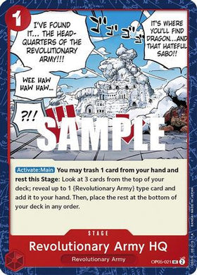 Revolutionary Army HQ (OP05-021) Awakening of the New Era