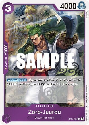 Zoro-Juurou (OP05-067) Awakening of the New Era Foil