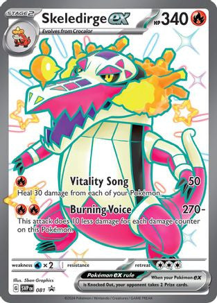 Skeledirge ex - 081 81 - SV Scarlet Violet Promo Cards Holofoil