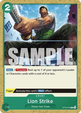 Lion Strike (ST12-016) Starter Deck 12: Zoro and Sanji