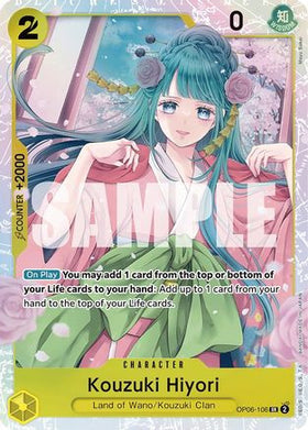 Kouzuki Hiyori (OP06-106) Wings of the Captain Foil