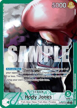 Hody Jones (020) (Alternate Art) (OP06-020) Wings of the Captain Foil