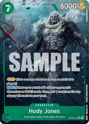 Hody Jones (035) (Alternate Art) (OP06-035) Wings of the Captain Foil