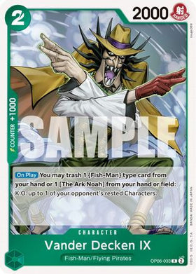 Vander Decken IX (OP06-033) Wings of the Captain Foil