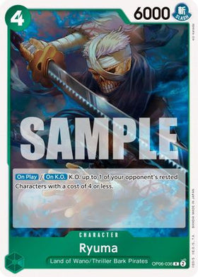 Ryuma (OP06-036) Wings of the Captain Foil