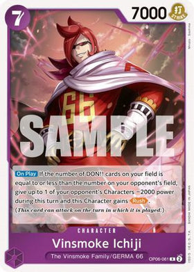 Vinsmoke Ichiji (OP06-061) Wings of the Captain Foil