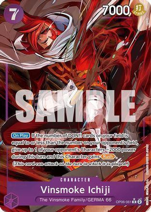 Vinsmoke Ichiji (061) (Alternate Art) (OP06-061) Wings of the Captain Foil