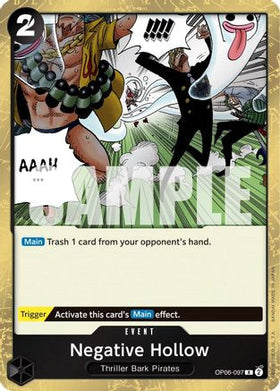 Negative Hollow (OP06-097) Wings of the Captain Foil