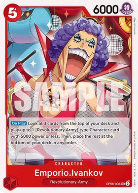 Emporio.Ivankov (OP06-003) Wings of the Captain