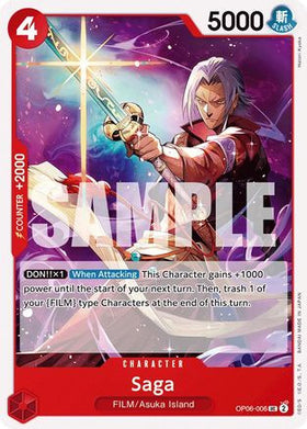 Saga (OP06-006) Wings of the Captain