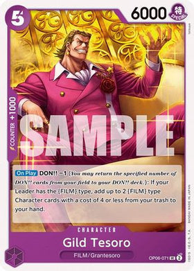 Gild Tesoro (OP06-071) Wings of the Captain