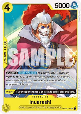 Inuarashi (OP06-100) Wings of the Captain