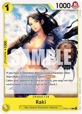 Raki (OP06-113) Wings of the Captain