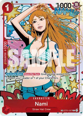 Nami (Alternate Art) (ST01-007) Wings of the Captain Foil
