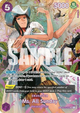 Ms. All Sunday (SP) (OP04-064) Wings of the Captain Foil